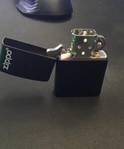 Zippo Matte Pocket Lighters Logo Black 29 71V8Kvs6p3L