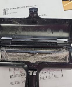 Chom Chom Roller Pet Hair Remover and Reusable Lint Roller - Black ChomChom Cat and Dog Hair Remover for Furniture, Couch, Carpet, Clothing and Bedding - Portable, Multi-Surface Fur Removal Tool 29 71V8MTjyDjL