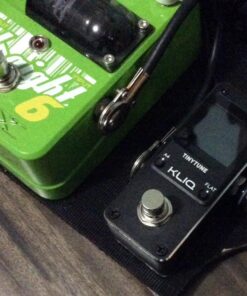 KLIQ TinyTune Tuner Pedal for Guitar and Bass - Mini - Chromatic - with Pitch Calibration and Flat Tuning (Power Supply Required) 47 71V8VQQHtYL