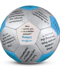 Workplace Ethics Thumball Conversation Starter - 6" Blue Training Tool Game | Team Building Activity - Explore Ethical Guidelines | 32 Prompts 13 71V8sf3g3 L