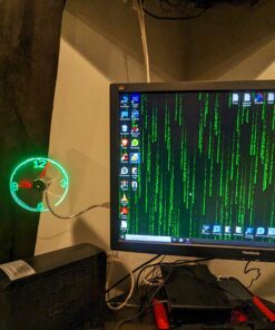 ONXE LED USB Clock Fan with Real Time Display Function,Stocking Stuffers for Men Christmas Gadgets,1 Year Warranty (Clock 22 71V9lFF2QvL