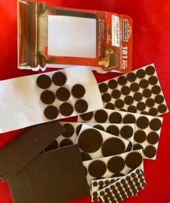 Felt Furniture Pads X-PROTECTOR 181 PCS Premium Furniture Pads - Felt Pads Furniture Feet Best Wood Floor Protectors - Protect Your Hardwood & Laminate Flooring! Brown 181 PCS Brown 42 71VA5H5RhzL 1