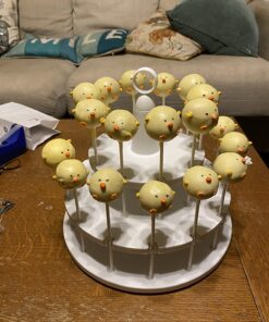 Bakelicious Cake Pop Stand, 24-Piece, White 34 71VBOADSYNL