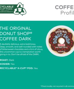 The Original Donut Shop Dark Keurig Single-Serve K-Cup Pods, Dark Roast Coffee, 72 Count (6 Packs of 12) 12 Count (Pack of 6) 18 71VEL2zQTfL