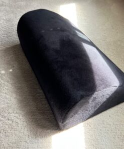 Amazon Basics Under Desk Foam Foot Rest with Washable Cover Comfortable Foot Stool for Home and Office, Black, 5.1 x 10.2 x 17.3 Inch 22 71VEM5hUfOL