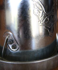 Harris Farms 1000293 Galvanized Hanging Poultry Feeder, 15 lbs, Metal 15 lb 41 71VESiANULL