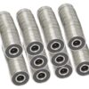 Pack of 100 608-2RS Skateboard/Inline Skate/Rollerblade/Hockey Ball Bearings 8mm x 22mm x 7mm VXB Brand 36 71VEyTFeGqL