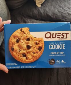 Quest Nutrition Chocolate Chip Protein Cookie; Keto Friendly; High Protein; Low Carb; 12 Count 38 71VFBJv7rQL