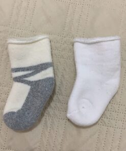 Gerber Baby Girls' 6-Pair Sock 3-6 Months White 22 71VFSOEY7rL
