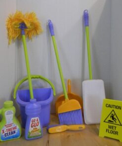 Kidzlane Kids Cleaning Set for Toddlers | Kids Broom Set for Kids for Play | Mop and Cleaning Toys Set | Kids Broom and mop Set for Toddlers | Cleaning Toys for Kids Ages 4-8 and Older Housekeeping 40 71VGrco6zhL