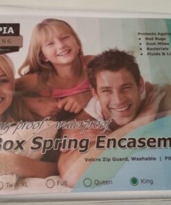 Utopia Bedding Premium Zippered Mattress Encasement (Fits 10 Inches Mattress, King) - Waterproof and Bed Bug Proof Mattress Protector - Six-Sided Mattress Cover 10" Deep 43 71VH7LnfqHL