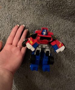 Transformers Playskool Heroes Rescue Bots Optimus Prime Converting Toy Robot Action Figure, Toys for Kids Ages 3 and Up 20 71VHEi0eTQL