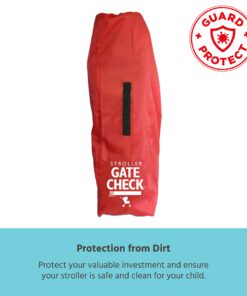 J.L. Childress Gate Check Bag for Single Umbrella Strollers - Stroller Bag for Airplane - Gate Check Bag for Umbrella Strollers - Stroller Travel Bag for Airplane - Red 21 71VHZIGS9GL
