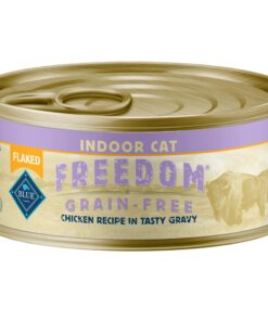 Alternative view of Blue Buffalo Freedom Grain Free Natural Adult Flaked Wet Cat Food, Indoor Chicken 5.5-oz cans (Pack of 24) 5.5 Ounce (Pack of 24)