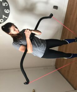 Original Gorilla Bow Portable Home Gym Resistance Bands and Bar System for Travel, Fitness, Weightlifting and Exercise Kit, Full Body Workout Equipment Set Original Bow, Black, Base Bundle 29 71VIMQ h35L