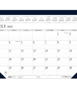 House of Doolittle 2016-2017 Monthly Desk Pad Calendar, Academic, Classic, 22 x 17" (HOD155-17) 22 X 17 Inch Academic Year