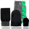 Self Tanner Tanning Mitt Set - Complete Tanning Mitt Kit with Exfoliating Gloves, Body and Face Tanner Mitts for the Perfect Fake Tan - Self Tanning Glove Mitt Applicator 47 71VJsCp2kL