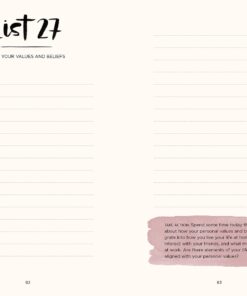 52 Lists for Happiness: Weekly Journaling Inspiration for Positivity, Balance, and Joy (A Guided Self -Love Journal with Prompts, Photos, and Illustrations) Diary 33 71VK78uxwvL