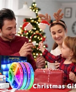DAYBETTER Led Strip Lights 200ft (4 Rolls of 50ft) Ultra Long Smart Light Strips with App Voice Control Remote, RGB Music Sync Color Changing Lights for Bedroom, Kitchen, Party,Home Decoration 18 71VMIdhYyQL