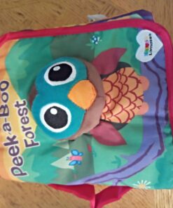 Lamaze Peek-A-Boo Forest Soft Baby Book - Clip-On Cloth Book - Washable Crinkling Fabric Pages for Sensory Play - Teething and Learning Toys for Babies - 6 Months and Up 83 71VMVs1zBhL