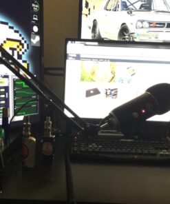 Neewer Microphone Arm Stand, Suspension Boom Scissor Mic Arm Stand with 3/8” to 5/8” Screw and Cable Ties Compatible with Blue Yeti, Snowball, Yeti X, Quadcast and Other Mics, Max Load 1.5kg 60 71VMmme48zL