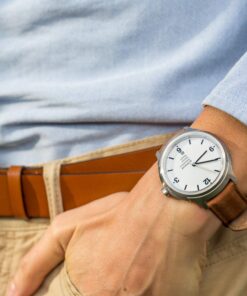 Mondaine Unisex MH1.B1210.LG Helvetica No1 Bold Analog Quartz Brown Watch 10 71VMo7k6hJL