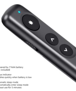 Amazon Basics Wireless Presenter, Red Laser, 2.4GHz, Battery Operated, Hyperlink 24 71VNIgLyRlL