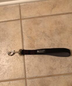 Leashboss Short Dog Leash for Dog Training | Padded Traffic Handle Short Leash for Dog Training, Total Comfort When Dog Walking | Traffic Leash for Dogs Large, Medium, Small | Short Nylon Dog Lead 12 Inch Black/Red/Grey 40 71VNLY5cz4L