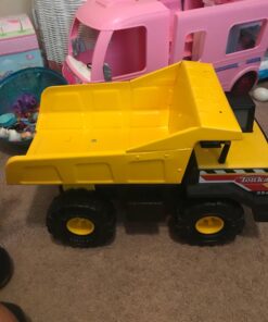 Funrise Tonka Steel Mighty Dump Truck, Yellow, Black, 10.25" x 16.75" x 7.75" (902050AZ01) Single Frustration-Free Packaging 41 71VNWTWNFuL 1