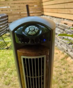 Lasko Wind Curve Portable Electric 42" Oscillating Tower Fan with Fresh Air Ionizer, Timer and Remote Control for Indoor, Bedroom and Home Office Use, Silverwood 2554 45 71VNbF8sjrL