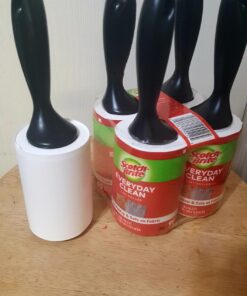 Scotch-Brite Lint Roller Value Pack, Works Great On Pet Hair, 5 Rollers, 95 Sheets Per Roller, 475 Sheets Total Multicolor 5 Count (Pack of 1) 50 71VOcecqmdL
