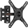 Perlegear Full Motion TV Wall Mount Bracket for Most 17-42 Inch LED LCD Flat Curved Screen TVs & Monitors, Swivel Tilt Extension Rotation with Articulating Arms, Max VESA 200x200mm up to 44lbs 53 71VOjQaZuML