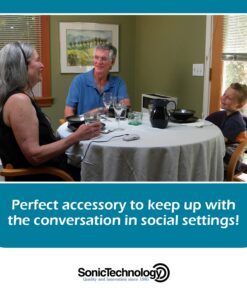 SuperEar Plus SE7500 Personal Sound Amplifier (PSAP), Pocket Sound Amplifier, Headphones & Discreet Earbuds w/Auto Shut off & Case, On/Off Volume Control for Adults, Audiologists, Seniors 13 71VPDRbDd6L