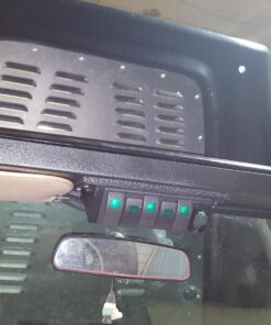 AutoEC Rocker Switch Panel Switch Holder Housing Kit - Black Plastic Pack of 6 37 71VPc8wtjYL