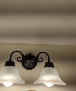Design House 514471 Millbridge 2 Light Wall Light, Oil Rubbed Bronze Oil-Rubbed Bronze 2-Light Flush Mount Ceiling Light 59 71VQdNivwRL