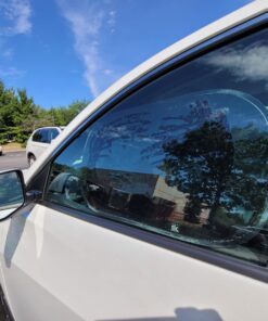 kinder Fluff Car Window Shade (4Pack)-The Only Certified Car Window Sun Shade for Baby Proven to Block 99.95% UVR - Mom's Choice Gold Award Winning - Car Seat Sun Protection 20x12in (51x31cm) 2 Semi Transparent + 2 Transparent 42 71VQzRGs0yL