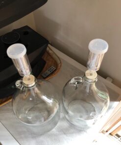 FastRack Stopper/Airlock 1 Gallon Glass Fermenter/Jug, Clear 1 Count (Pack of 1) 30 71VR3xRi0EL