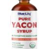 Blue Lily Organics - USDA Organic Yacon Syrup 8 fl oz, Alternative Sweetener, All Natural Sugar Substitutes, Rich in Antioxidant, Prebiotic, Low Glycemic Index & Low Calorie 15 71VRJ fzLML