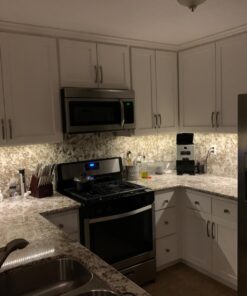 Lepro 12V LED Strip Light, Flexible, SMD 2835, 16.4ft Tape Light for Home, Kitchen, Party, Christmas and More, Non-Waterproof, Warm White(Not Include Power Adapter) 16.4 ft 44 71VRR8Z9KLL