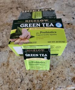 Bigelow Tea Classic Green Tea, Caffeinated, 40 Count (Pack of 6), 240 Total Tea Bags 24 71VRSPyfZ L