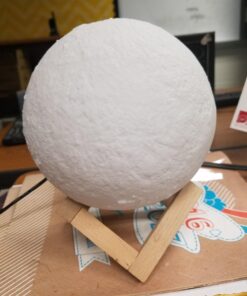 Ehobroc Moon Lamp 5.9 inch Moon Light Ball 3D Moon Lamp 3 Colors Moon Night Light, Touch&Remote Control LED Glowing Moon Globe Light, Christmas Gift for Kids Lover Children Parents Birthday Gifts 36 71VRe4QpKhL