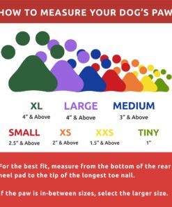 PawZ Rubber Dog Boots for Paws up to 2 1/2", 12 Pack - All-Weather Dog Booties for Hot Pavement, Snow, Mud, and Rain - Waterproof, Anti Slip Dog Socks - Small, Black 29 71VRfbvShFL