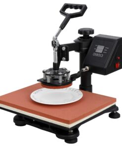 ZENY Heat Press Machine for T Shirt, 5 in 1 Combo Multifunctional Swing Away Clamshell Printing Sublimation Heat Press Transfer Machine for Plate Cap Mug Hat, 12 x 15 inch, 1200W 5in1 12 71VTQvr9rOL