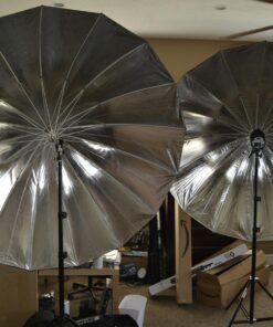 Westcott 4633 7-Feet Silver with Black Cover Parabolic Umbrella 14 71VTXXcO7wL