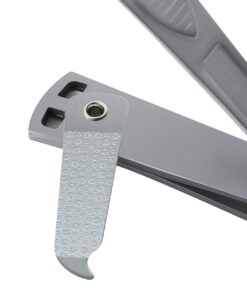 Clyppi Nail Clippers with Swing Out Nail Cleaner/Nail File - Fingernail Clippers / Toe Nail Clippers. Sharp Stainless Steel with Wide Easy Press Lever 37 71VU12sAhdL