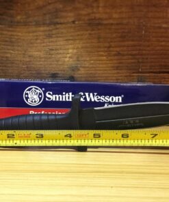 Smith & Wesson SWHRT9B 9in High Carbon S.S. Fixed Blade Knife with 4.7in Dual Edge Blade and TPE Handle for Outdoor, Tactical, Survival and EDC Standard Packaging 63 71VUHHqRz7L 1