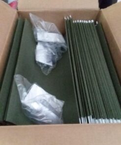 Amazon Basics Hanging File Folders, Letter Size, Standard Green, 1/5-Cut Tabs, 75 Count per box 75 Pack 37 71VUt2UmUBL