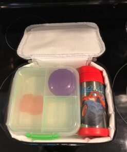 Wildkin Kids Insulated Lunch Box Bag for Boys & Girls, Reusable Kids Lunch Box is Perfect for Early Elementary Daycare School Travel, Ideal for Hot or Cold Snacks & Bento Boxes (Blue Camo) Blue Camo 24 71VUtPbattL