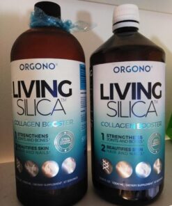 Orgono Living Silica Collagen Booster Liquid | Vegan Collagen Boosting Drink | Supports Healthy Collagen and Elastin Production for Joint & Bone Support, Glowing Skin, Strong Hair & Nails. 33.85 Fl Oz (Pack of 1) 21 71VUuHqSYfL
