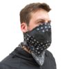 Half Face Mask for Cold Winter Weather. Use This Half Balaclava for Snowboarding, Ski, Motorcycle. (Many Colors) Bandana- Bw